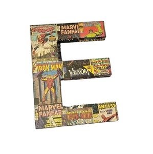 Marvel Initial E Initial Wall Decor
